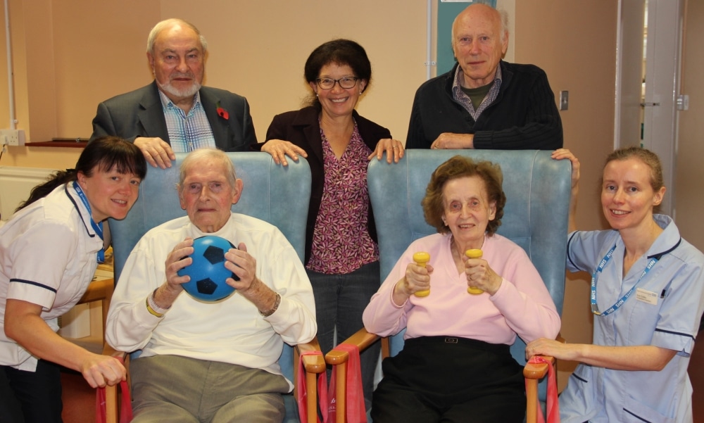 Workout for armchair fans at Tonbridge Cottage Hospital